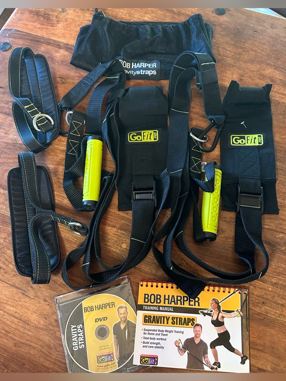 NWOT - Bob Harper Go Fit Gravity Straps - Body Weight Door Exercise Set.
